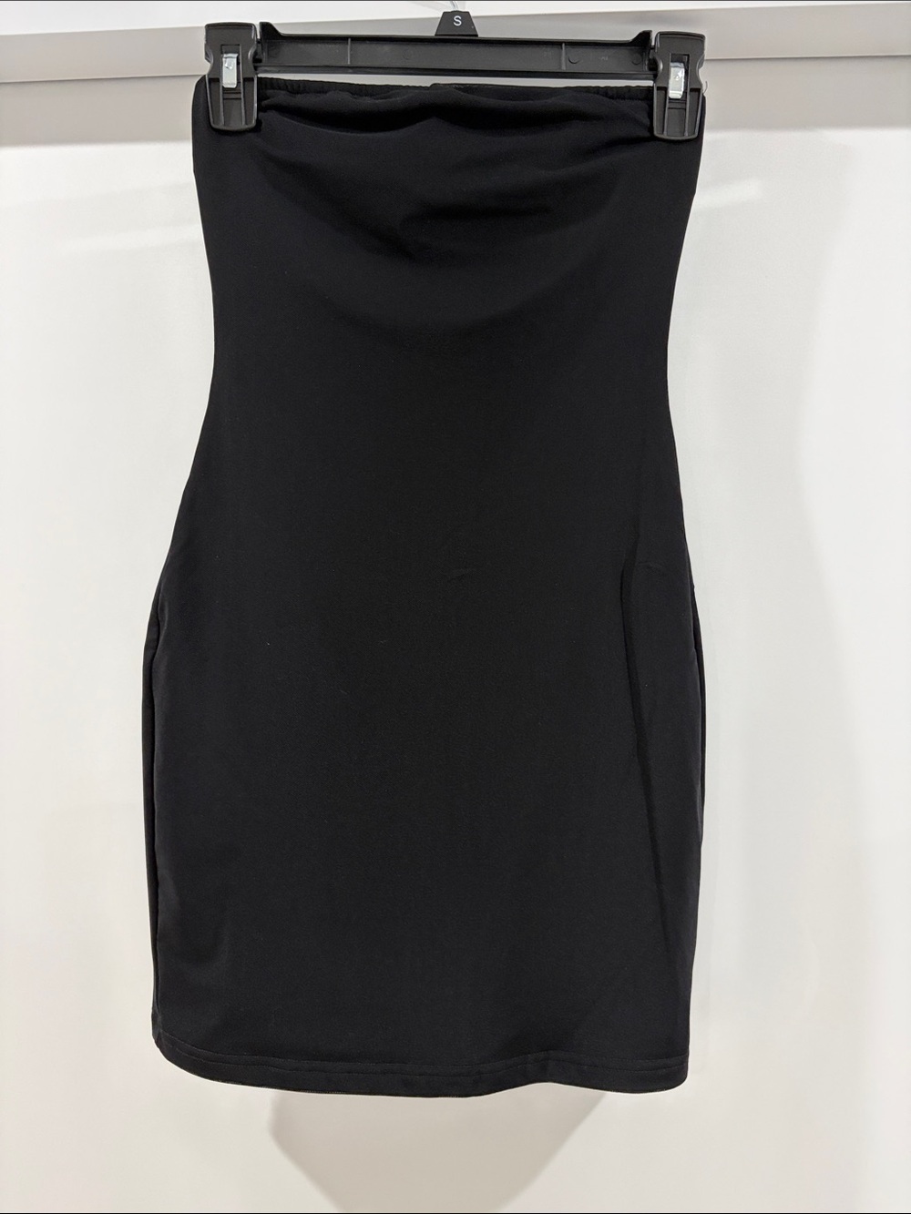 Amazon Black Strapless Bodycon Mini Dress